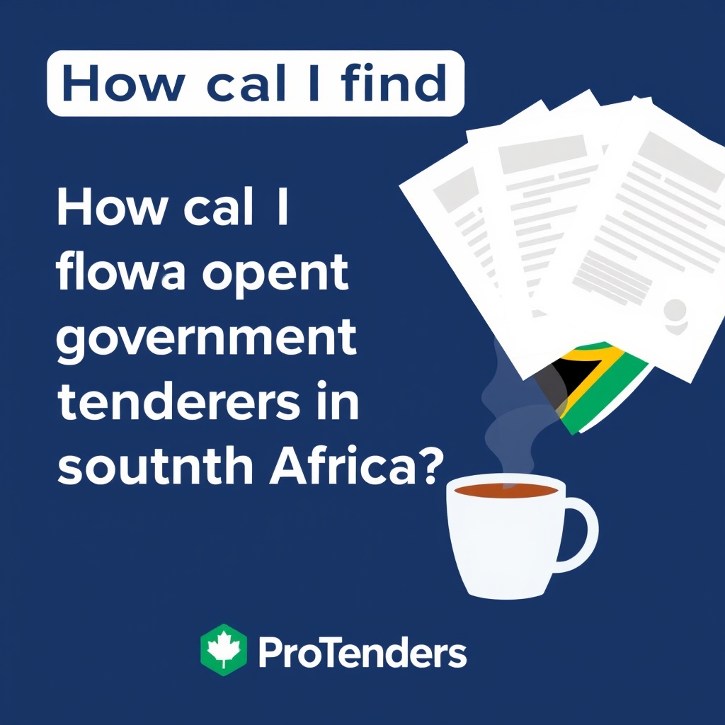 How can I find open government tenders in South Africa? quick reference